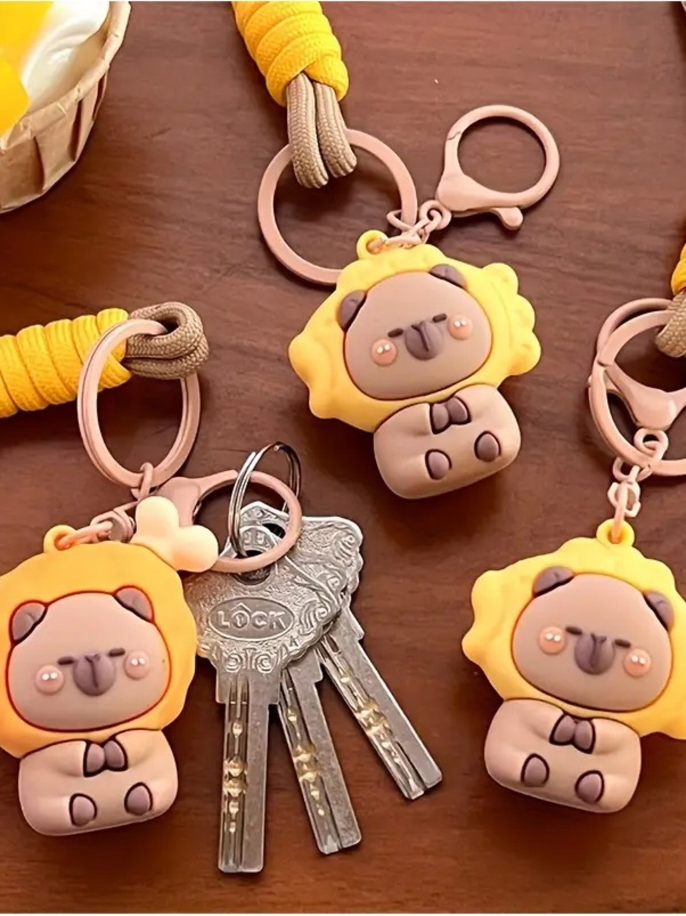 Capybara keychain